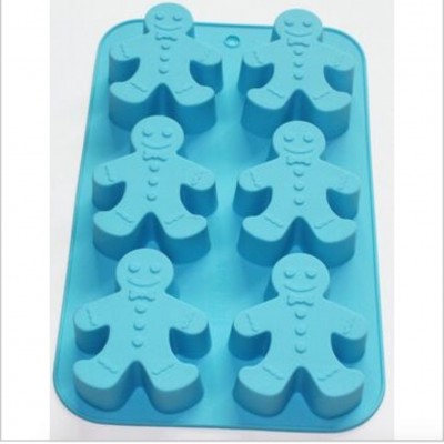 Gingerbread Man Silicone Soap Mould 